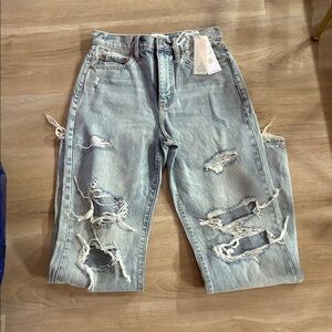 Daze Light Blue Relaxed Jeans